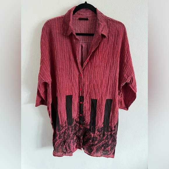 LUUKAA Printed Blouse, size 10 - Picture 2 of 8